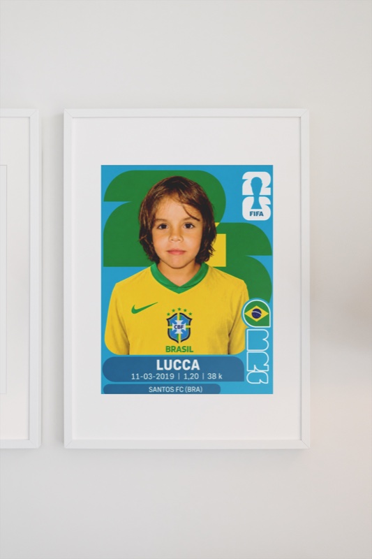 Quadrinho com a sua figurinha